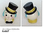 AMERICAN BISQUE VINTAGE SNOWMAN BANK