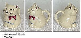 SHAWNEE POTTERY -- PUSS 'N BOOTS CREAMER