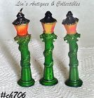 Gurley Candle Lot of Three Lamp Post Candles
