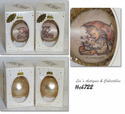 Hummel Ornaments Dated 2000 in Original Boxes