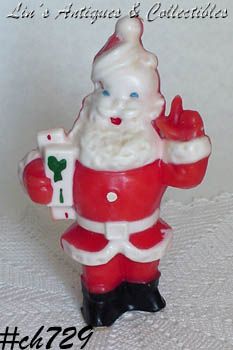 Gurley Candle Santa Holding Packages Candle