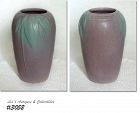 McCOY POTTERY  ROSE MATTE LEAVES AND BERRIES VASE