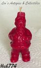 Vintage Red Santa Candle Gurley or Tavern Company