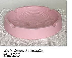 SHAWNEE POTTERY -- LARGE ASHTRAY (PINK)