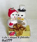 Vintage Snowman Carolers on Gift Box