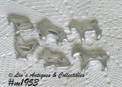 Vintage Mini Animal Shape Cookie Cutters Set of 6