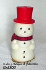 Snowman with Scarf Vintage Suni Candle