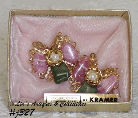 Vintage Karmer Scatter Pins Real Stones