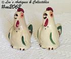 SHAWNEE POTTERY VINTAGE CHANTICLEER PEPPER SHAKERS 2 AVAILABLE