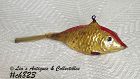 Vintage Glass Fish Ornament with Fiberglass Tail