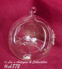 Vintage Made in Italy Blown Glass Christmas Ornament