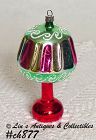 Vintage Table Lamp Shape Glass W Germany Christmas Ornament