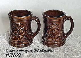 McCOY POTTERY -- BUCCANEER MUGS (2)