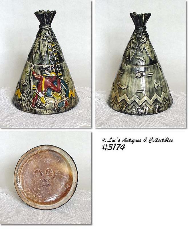 McCoy Pottery Tee Pee Cookie Jar