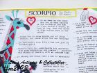 Vintage Horoscope Hanky for Scorpio