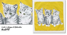 HANDKERCHIEF -- THREE LITTLE KITTENS