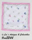 Vintage Flowers and Butterflies Handkerchief