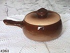 McCOY POTTERY -- INDIVIDUAL VINTAGE CASSEROLE WITH LID