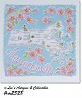 STATE SOUVENIR HANDKERCHIEF MASSACHUSETTS