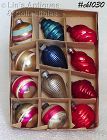 Vintage Shiny Brite Glass Christmas Ornaments Dozen