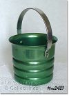 Vintage Kromex Aluminum Ice Bucket Green Color