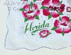 Florida State Souvenir Handkerchief Hanky