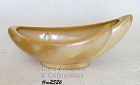 Frankoma Crescent Shape Centerpiece Console Bowl