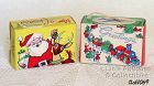 Lot of 2 Vintage Childrens Christmas Cookie Candy Boxes