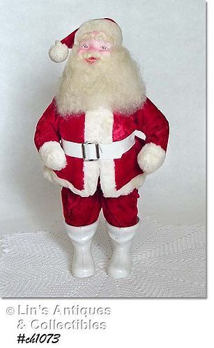 VINTAGE SANTA HE'S A 14" TALL CUTIE !!