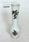 Vintage Lefton Christmas Holly Bud Vase