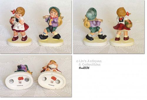 Vintage Lefton Boy and Girl Figurines