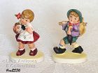 Vintage Lefton Boy and Girl Figurines