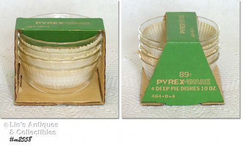 Pyrex 10 Ounce Bowls Set of 4 in Original Package