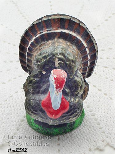 Vintage Turkey Candy Container