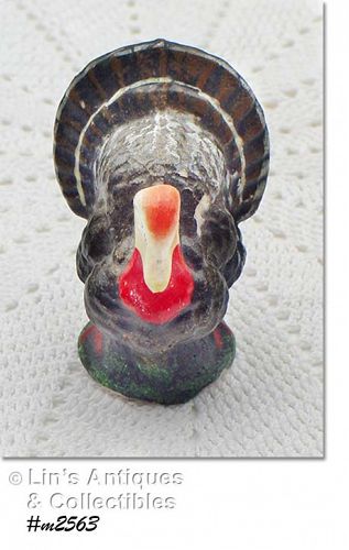 Vintage Turkey Candy Container