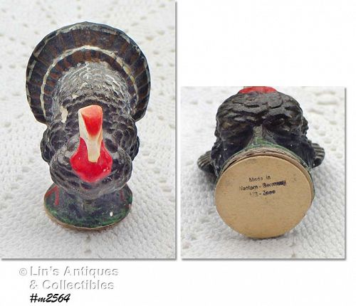 Vintage Turkey Candy Container Made in Germany US Zone