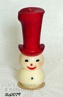 Vintage Gurley Candle Snowman with Stovepipe Hat