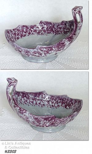 McCoy Pottery Flower Console Bowl