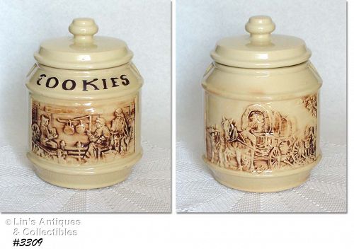 McCoy Pottery Frontier Family Cookie Jar