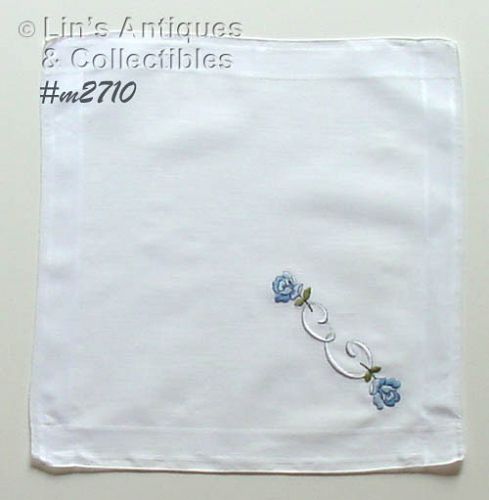 Vintage Monogram E Handkerchief