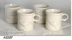 McCoy Pottery Country Accent Cups Set of 4