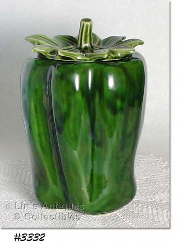 McCoy Pottery Green Pepper Cookie Jar