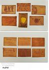 Vintage Leather Postcards Lot of 6 Each Different