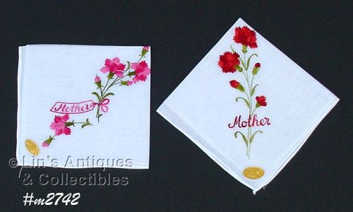 Two Vintage Hankies for Mother