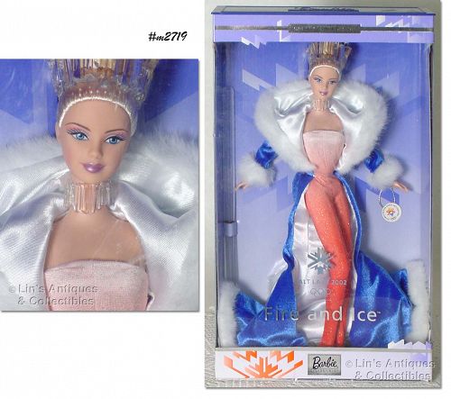 2002 Winter Olympics Fire and Ice Barbie NRFB