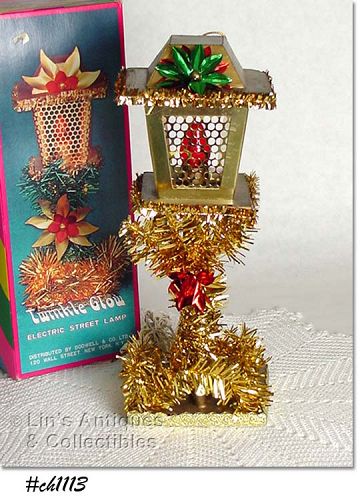 Vintage Twinkle Glow Electric Christmas Street Lamp