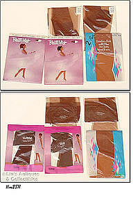 6 PAIRS SEAMLESS NYLONS/STOCKINGS (SIZE 9 ½)