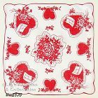 Vintage To My Valentine Handkerchief