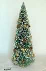 Vintage 22 Inches Tall Decorated Christmas Brush Tree