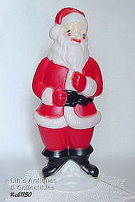 Vintage Blow Mold Lighted Santa Dated 1973